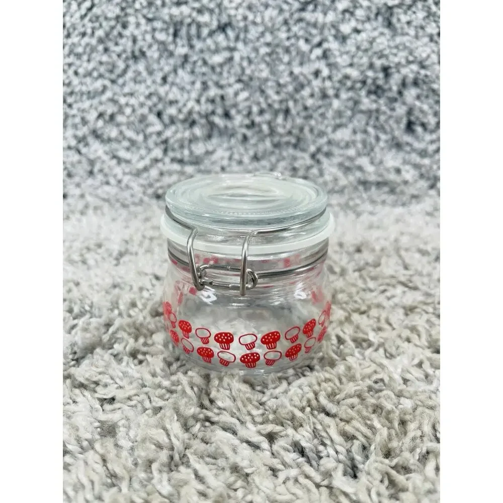 IKEA Mushroom Clamp Jars IKEA Korken Toadstool Jar Cottage Core Decor Gadget